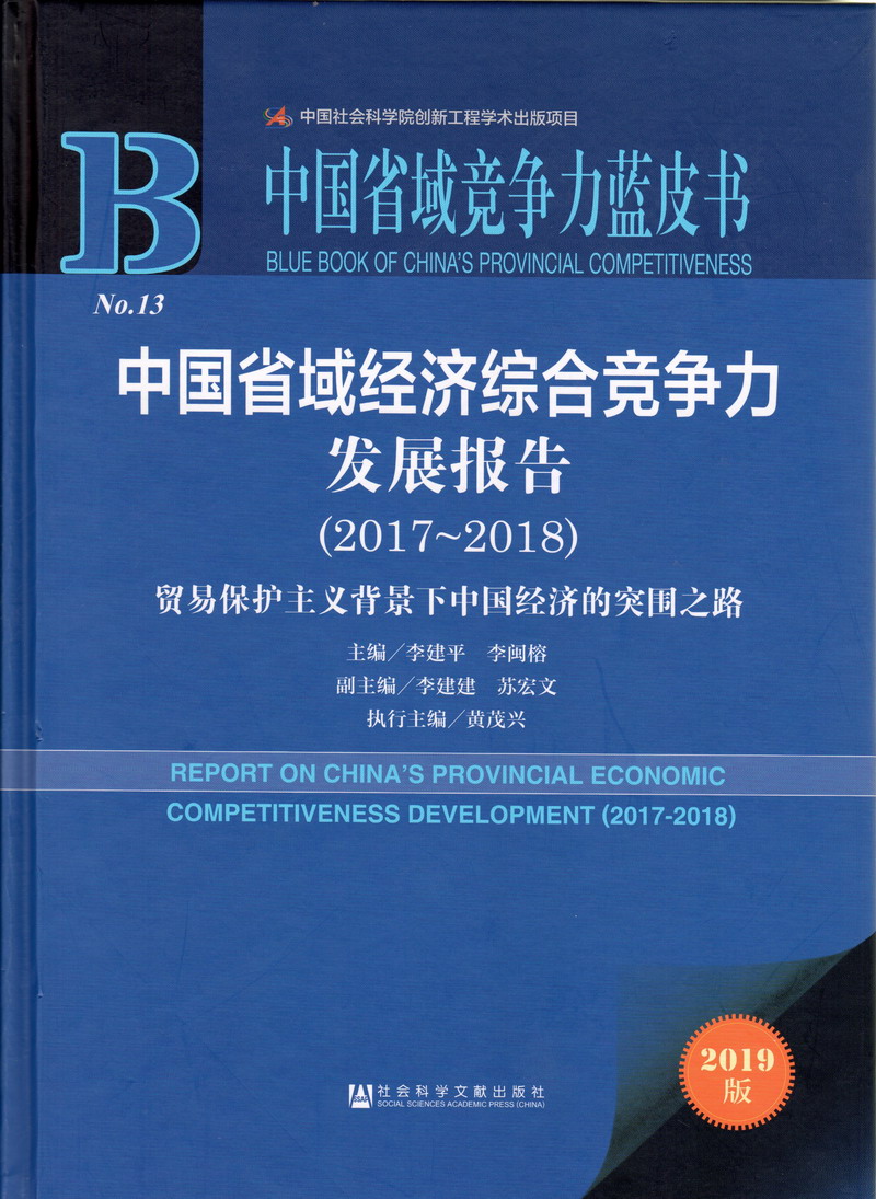 操逼www.中国省域经济综合竞争力发展报告（2017-2018）